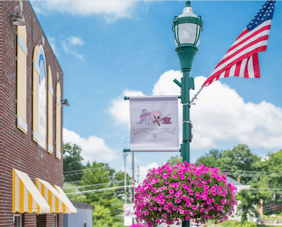 Downtown flowers